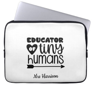 Housse Pour Ordinateur Portable Funny Teacher cadeau personnalisé
