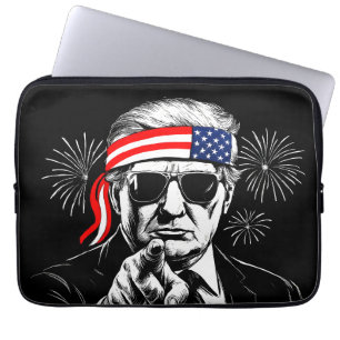 Housse Pour Ordinateur Portable Funny Trump Golfe Des USA Amérique 2025 4 juillet