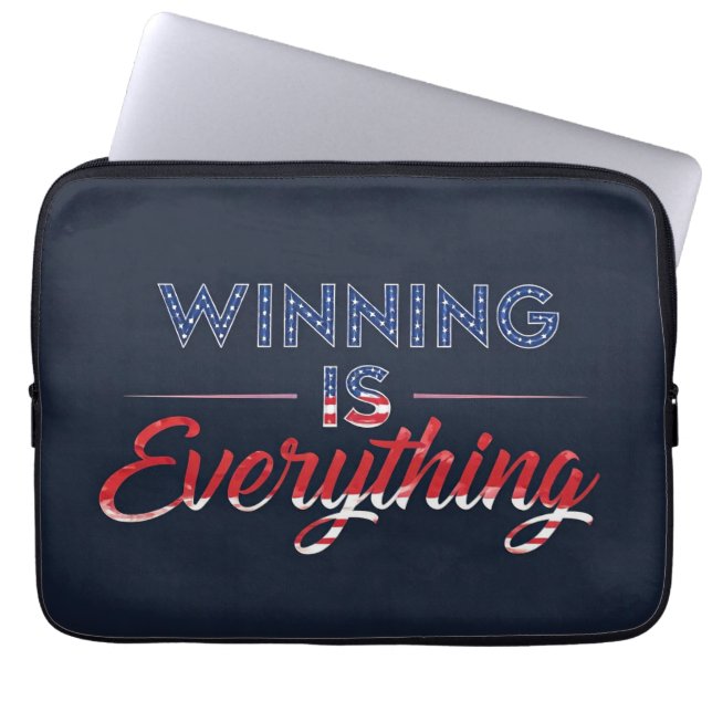 Housse Pour Ordinateur Portable Gagner, c'est tout (Devant)