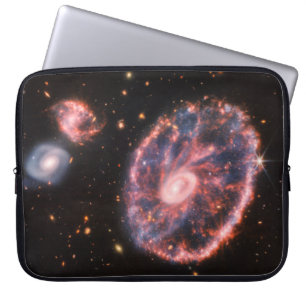 Housse Pour Ordinateur Portable Galaxie du Cartwheel, télescope spatial James Webb
