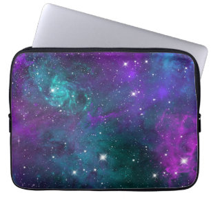 Housse Pour Ordinateur Portable Galaxie sombre et lunatique, espace extérieur, néb
