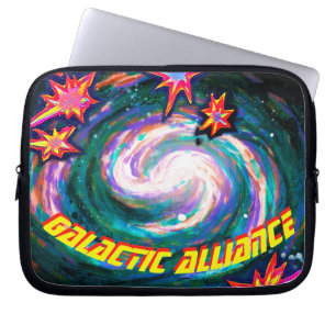 Housse Pour Ordinateur Portable Galaxie spirale dans l'Alliance galactique spatial
