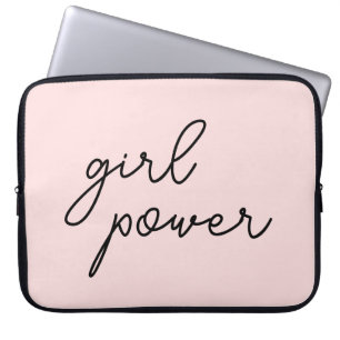 Housse Pour Ordinateur Portable Gang de Filles Rose Mignon Féminisme Moderne