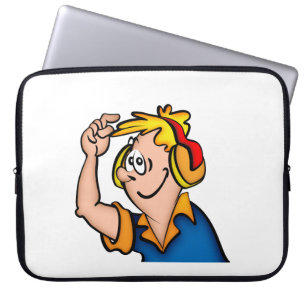 Housse Pour Ordinateur Portable Garçon avec casque