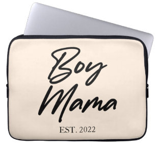 Housse Pour Ordinateur Portable Garçon Mama Custom Est. Année Mini maman maman mam