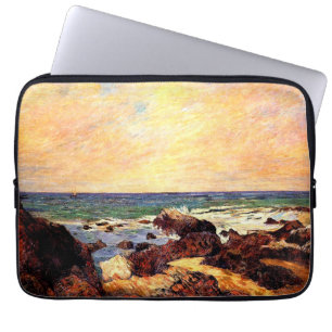 Housse Pour Ordinateur Portable Gauguin - Rochers et Mer,
