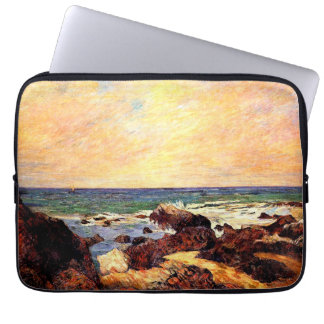 Housse Pour Ordinateur Portable Gauguin - Rochers et Mer,