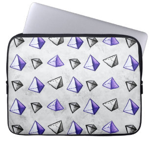 Housse Pour Ordinateur Portable Geek de géométrie mathématique Motif pyramide