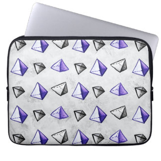 Housse Pour Ordinateur Portable Geek de géométrie mathématique Motif pyramide