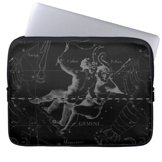 Housse Pour Ordinateur Portable Gemini Zodiac Constellation Hevelius 1690 (Devant)