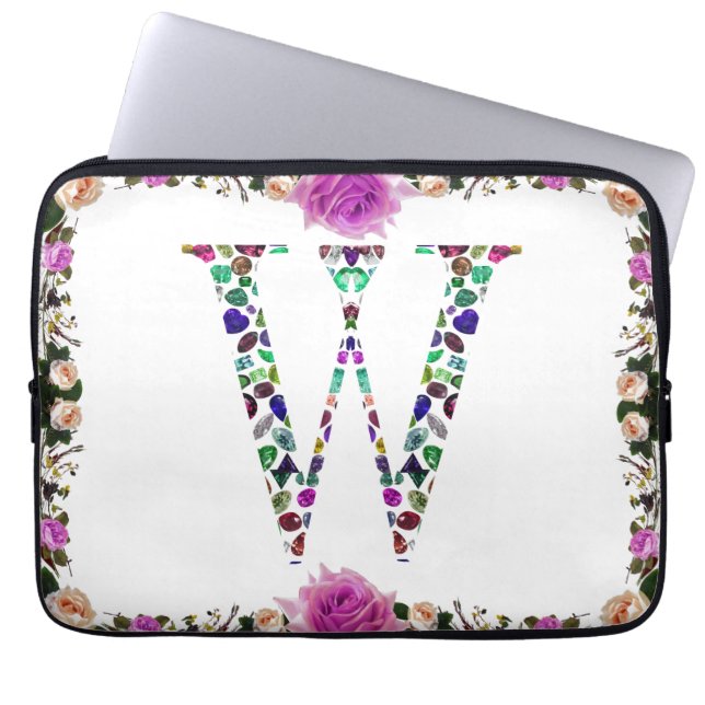 Housse Pour Ordinateur Portable Gemstone Monogram (Devant)