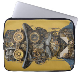 Housse Pour Ordinateur Portable Gentleman Mécanique Steampunk