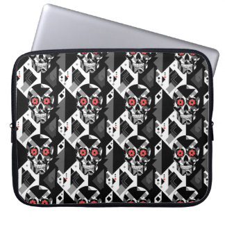 Housse Pour Ordinateur Portable "Geo-Reaper : Chic rencontre le crâne"