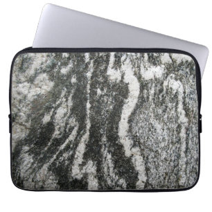 Housse Pour Ordinateur Portable Géologie Rocher gris avec Motif de chat vertical