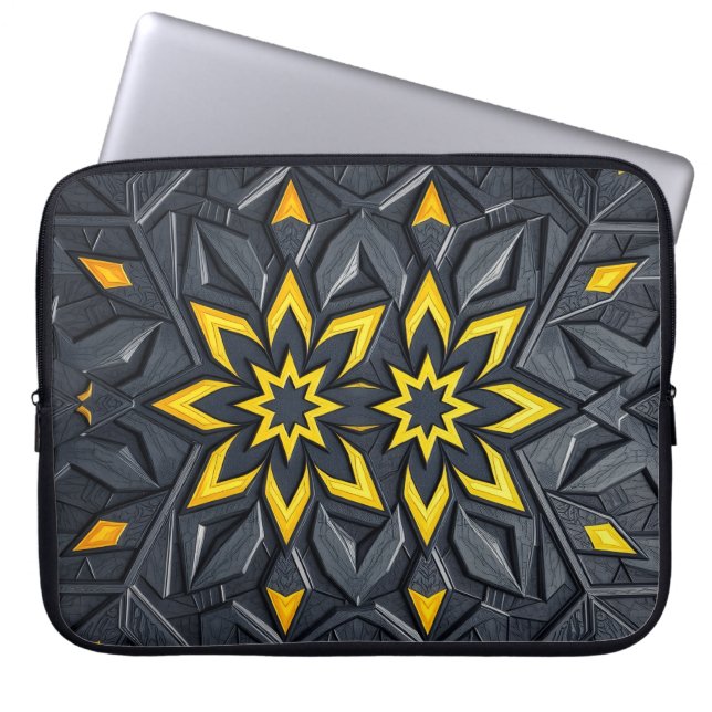 Housse Pour Ordinateur Portable Géométrie persane traditionnelle (Devant)