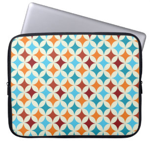Housse Pour Ordinateur Portable Géométrique stylé : Motif Vintage sans couture