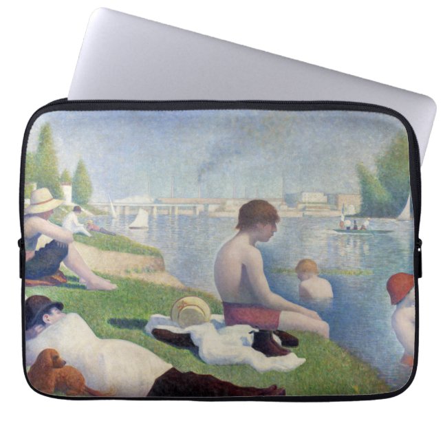 Housse Pour Ordinateur Portable Georges Seurat - Baigneurs à Asnières (Devant)