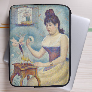 Housse Pour Ordinateur Portable Georges Seurat - Jeune femme se poudrant