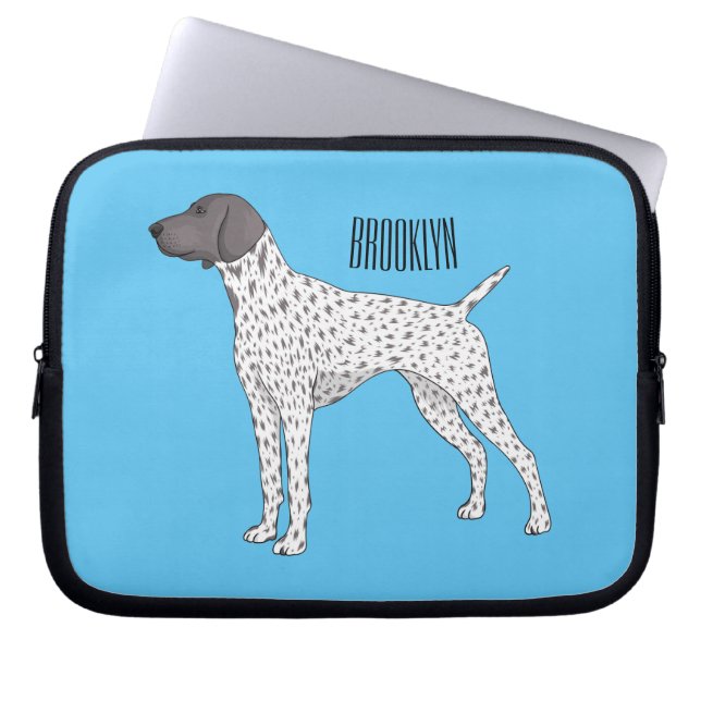 Housse Pour Ordinateur Portable German Shorthred Pointer dog (Devant)
