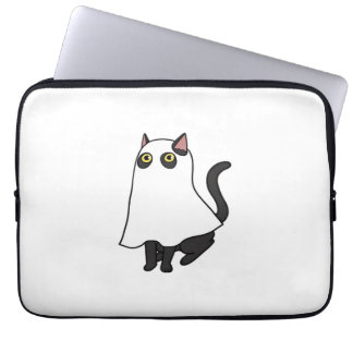 Housse Pour Ordinateur Portable Ghost Cat Classic T-Shirt_2