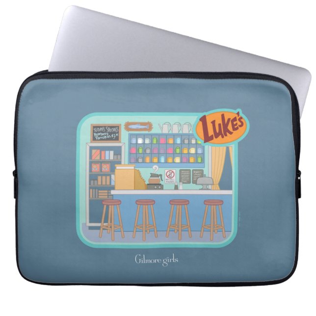 Housse Pour Ordinateur Portable Gilmore Girls | Luke's Diner Graphic (Devant)