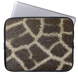 Housse Pour Ordinateur Portable girafe animal fourrure peau texture sauvage cuir p