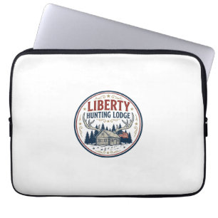 Housse Pour Ordinateur Portable Gîte de chasse de la liberté Patriotique Patriotiq