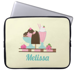 Housse Pour Ordinateur Portable Glacé Cream Sweet Traitements