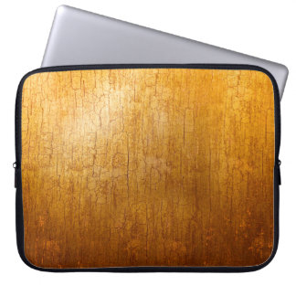 Housse Pour Ordinateur Portable Gold Seriesgold, fond d'écran, motif, rugueux, abs