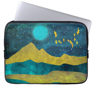 Housse Pour Ordinateur Portable Golden Flock