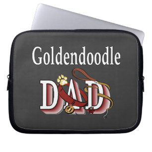 Housse Pour Ordinateur Portable Goldendoodle Papa