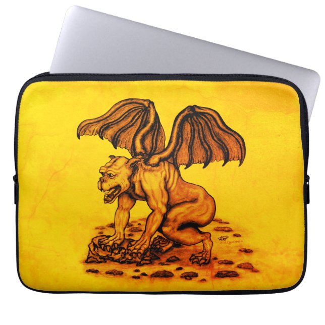 Housse Pour Ordinateur Portable Golem Gargoyle (Devant)