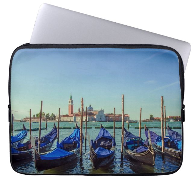Housse Pour Ordinateur Portable Gondolas à Venise, Italie (Devant)