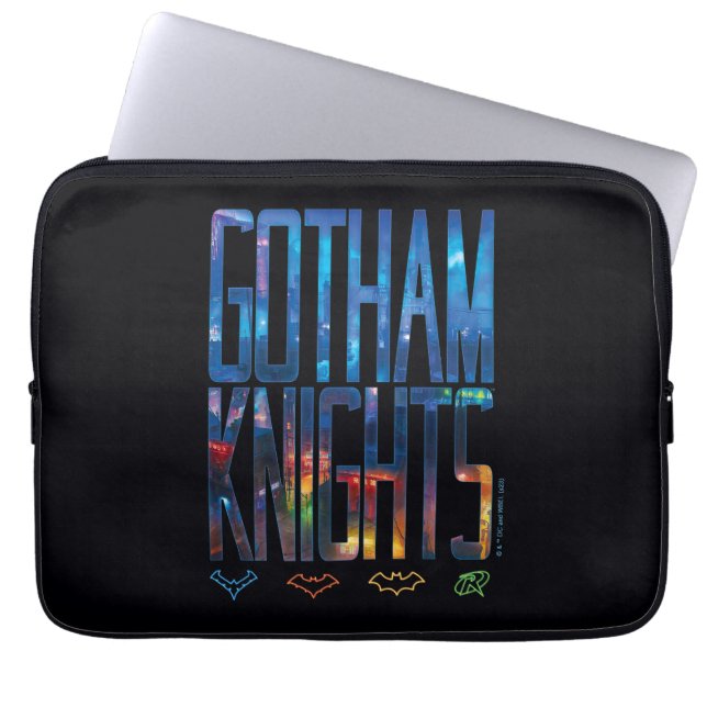 Housse Pour Ordinateur Portable Gotham Knights City Letters (Devant)