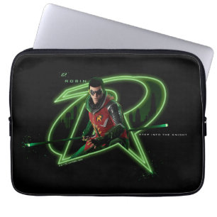 Housse Pour Ordinateur Portable Gotham Knights Robin en logo