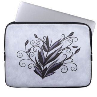 Housse Pour Ordinateur Portable Gothique plante floral tourbillon fleurit amoureux