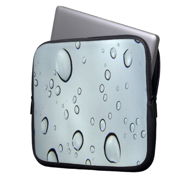 Housse Pour Ordinateur Portable Gouttes d'eau (devant gauche)