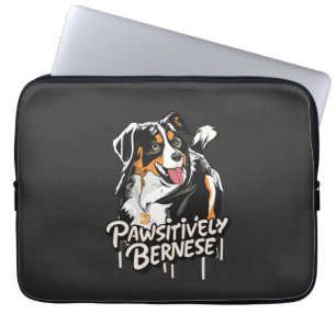Housse Pour Ordinateur Portable Graffiti bernois à la mode - Amoureux de les chien