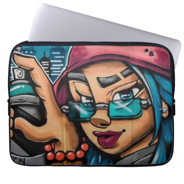 Housse Pour Ordinateur Portable Graffiti pour fille Atlanta (Devant)