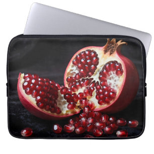 Housse Pour Ordinateur Portable Graines de Grenade Mûres Fruit Juteux Dramatique