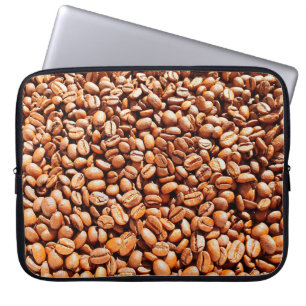 Housse Pour Ordinateur Portable grains de café aromatiques rôtis au soleil, café