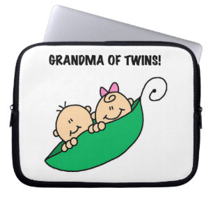 Housse Pour Ordinateur Portable Grand-mère des cadeaux jumeaux
