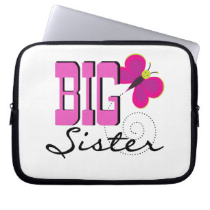Housse Pour Ordinateur Portable Grande Soeur - Cadeaux Papillon