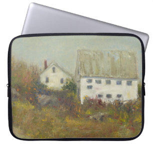 Housse Pour Ordinateur Portable Grange blanche