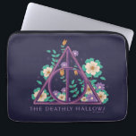 Housse Pour Ordinateur Portable Graphisme des hirondelles mortes florales<br><div class="desc">HARRY POTTER™ | Découvrez ce symbole floral de Hondelles mortelles!</div>