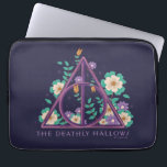 Housse Pour Ordinateur Portable Graphisme des hirondelles mortes florales<br><div class="desc">HARRY POTTER™ | Découvrez ce symbole floral de Hondelles mortelles!</div>