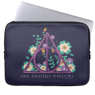 Housse Pour Ordinateur Portable Graphisme des hirondelles mortes florales