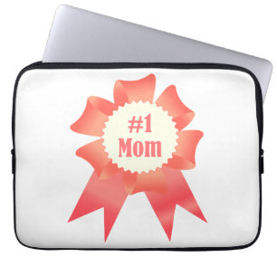 Housse Pour Ordinateur Portable Gratitude Numéro Une maman lauréat du prix ruban