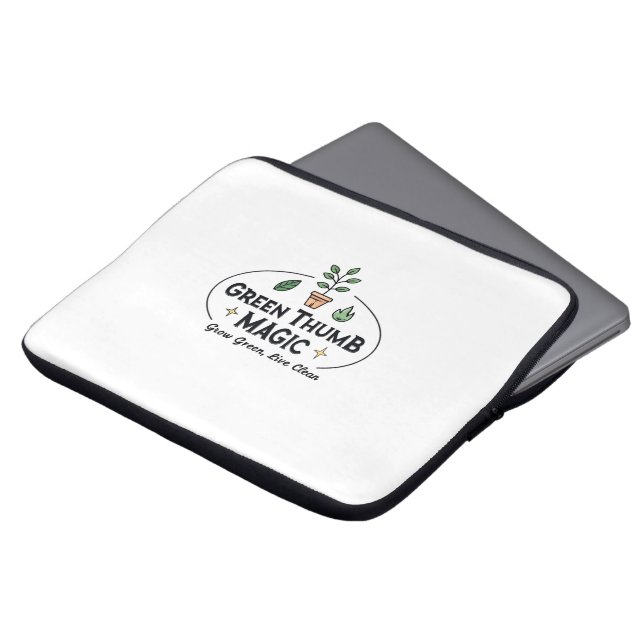 Housse Pour Ordinateur Portable Green Thumb Magic | Urban Gardening  (Devant haut)