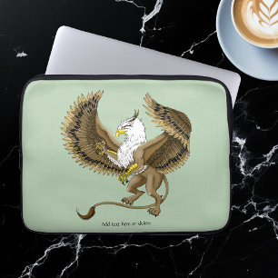Housse Pour Ordinateur Portable Griffon Mythique Fantastique Brun Majestueux